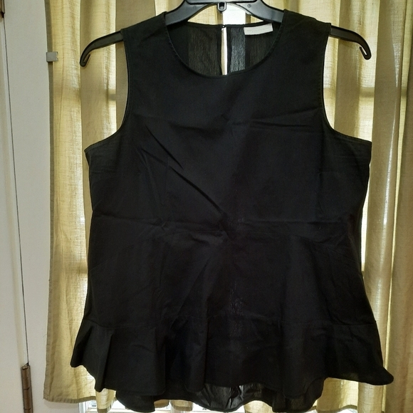 New York & Company Tops - New & Company Sleeveless peplum shirt